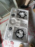 林內(nèi)（Rinnai）5.2KW大火力猛火灶家用嵌入式燃?xì)庠罹唠p眼灶 超能蓮花火定時(shí)防干燒 換裝不改孔  一級能效 2ERLS1 【牛奶白】5.2kw蓮花火定時(shí)防干燒 曬單實(shí)拍圖