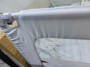 丸丫K2嬰兒床圍欄寶寶防摔護(hù)欄床邊防掉檔板免打孔加固三面2.0*2.2 曬單實(shí)拍圖