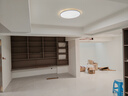 鹿家良品（LUUGAA）至簡全光譜護眼臥室吸頂燈超薄圓形臥室燈現(xiàn)代簡約書房兒童房燈具 超薄無縫50cm三色光38W白色 曬單實拍圖