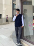 HLA海瀾之家針織背心男輕商務(wù)經(jīng)典系列圓領(lǐng)毛衣男25秋季 光蓄熱-藏青05 HNZGW3J002A L 175/92A 推薦137~150斤 曬單實(shí)拍圖