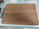 京東京造 菜板 砧案板切菜實(shí)木家用食品級(jí)【整木黑金檀】 40*28*2.5cm 曬單實(shí)拍圖