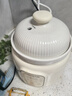 九陽（Joyoung）嬰兒輔食機(jī) 分月齡BB煲粥飯鍋嬰兒專用燉盅 寶寶燉湯輔食鍋輔食機(jī)蒸煮米油1L小容量bb陶瓷煲GD133 曬單實拍圖