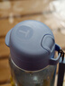特百惠（Tupperware）樂趣550ML塑料杯夏季男女學(xué)生便攜運(yùn)動(dòng)水杯子大容量雙飲口 冰水藍(lán) 曬單實(shí)拍圖
