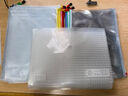 晨光（M&G）文具 20只A4按扣學(xué)生桌面透明文件袋試卷收納開(kāi)學(xué)學(xué)科分類(lèi)辦公用品塑料防水檔案袋 ADM929YR 曬單實(shí)拍圖