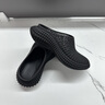 卡賓洞洞鞋男夏季新款3D打印套腳拖鞋百搭外穿涼拖鞋男輕便防滑沙灘鞋 黑色 40 曬單實拍圖