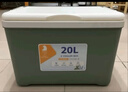 歐寶森綠色10L 保溫箱冷藏箱擺攤冰塊儲存冰桶戶外露營車載冰箱保鮮商用 曬單實拍圖