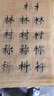 玉水湖毛筆字帖4-6年級偏旁毛筆字書(shū)法臨摹初學(xué)初學(xué)者練習紙描紅小學(xué)生入門(mén)楷書(shū)練字紙兒童宣紙字貼用紙 曬單實(shí)拍圖