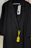 三彩2025秋款寬松涼感小西裝七分袖西服外套通勤氣質(zhì)M 經(jīng)典黑 S 155/80A 曬單實(shí)拍圖