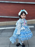G.DUCKKIDS童裝洛麗塔公主裙女童連衣裙春秋季新款玉桂狗萬圣節(jié)服裝蓬蓬裙女 裙子+打底襯衣 130尺碼7~8歲【120-130cm】 曬單實拍圖