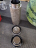 金力內(nèi)外純鈦保溫杯車載單手一鍵開(kāi)蓋茶水分離茶杯抑菌 雪花銀420ml 曬單實(shí)拍圖