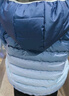 左西男童羽絨服輕薄款2025新款冬裝兒童三防保暖漸變外套 藍色 130 曬單實(shí)拍圖
