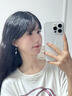 金店同款999純銀耳飾999足銀耳墜女士2025新款感送媽媽 【星耀立方鋯石】 禮盒：永恒玫 曬單實(shí)拍圖
