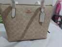 蔻馳（COACH）【品牌直供】coach女包Zip30拉鏈款手提單肩大號(hào)托特包送女友禮物 CBT18IMXDM 曬單實(shí)拍圖