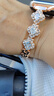 watchbond適用華為手表watch fit4表帶fit4pro施華洛小香風鑲鉆fit3表帶高級感夏天女生小眾創(chuàng)意表鏈腕帶 曬單實拍圖