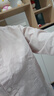 無(wú)印良品（MUJI）女式水洗平紋襯衫領(lǐng)長(cháng)袖襯衫襯衣內搭女裝秋季外搭薄款外套 粉紅色條紋 L （165/88A） 曬單實(shí)拍圖