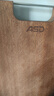 愛仕達(dá)（ASD）菜板進(jìn)口烏檀木99%抗菌砧板整木加大加厚雙面防霉面板45*30*3.0cm 曬單實拍圖