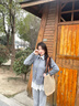 CharisKitty包包女款2025年草編托特包編織包大容量沙灘單肩包七夕情人節(jié)禮物 卡其色 曬單實拍圖