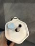 唐帕（TANGPA）高檔純鈦保溫杯外出便攜式高顏值咖啡杯女生吸管水杯生日禮物鈦杯 晶鉆藍(lán)【內(nèi)外純鈦+純鈦吸管】 曬單實(shí)拍圖