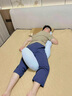 南極人（NanJiren）A類(lèi)睡覺(jué)抱枕男生款睡覺(jué)專(zhuān)用大號玩抱睡夾腿抱沙發(fā)靠側睡夾腿枕 春夏秋季-香草綠【護腰可拆洗】 45cm*115cm 含枕芯 【成人款】 曬單實(shí)拍圖