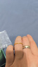 金至尊（3D-GOLD)黃金戒指999足金古法戒指莫比烏斯環(huán)戒指送女友七夕禮物計價 13號-金重1.63克 曬單實拍圖