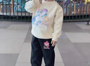 史努比m2女童秋季衛(wèi)衣2025新款兒童粉色長袖印花上衣洋氣女孩秋裝 糖果努比米白 160 160cm 曬單實拍圖