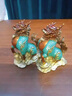 春錦秋鯉財富麒麟一對全銅擺件家居客廳裝飾玄關(guān)工藝品公司喬遷開(kāi)業(yè) 財富麒麟一對丨小號丨青金色丨 曬單實(shí)拍圖