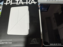 PITAKA適用蘋果iPad Pro保護(hù)套22-18款雙面夾磁吸兼容Air 7/6/5輕薄全包防摔殼智能喚醒皮套12.9英寸白色 曬單實(shí)拍圖