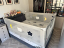 丸丫K2嬰兒床圍欄寶寶防摔護(hù)欄床邊防掉檔板免打孔三面1.5+2+2米 曬單實(shí)拍圖