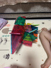 布魯奇彩窗磁力片兒童玩具男孩3-6歲磁力積木磁性益智玩具1-3歲生日禮物 曬單實拍圖
