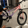 鳳凰山地自行車男女變速山地車碟剎青少年兒童自行車學生單車 星際 粉紫【單速+輻條輪】 20寸【適合125-160cm】 曬單實拍圖