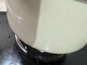 小熊（Bear）陶瓷不粘小奶鍋陶瓷涂層健康輔食鍋湯鍋熱奶18cm爐灶通用  曬單實(shí)拍圖