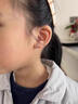 戚小米純999足銀小花朵耳釘女生款螺絲擰扣耳環(huán)睡覺(jué)免摘養(yǎng)耳洞銀耳飾品 【999足銀】花朵螺旋一對(duì) 曬單實(shí)拍圖