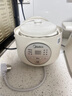 美的（Midea）電燉鍋1-2人 隔水燉家用 燉盅陶瓷燉湯盅電砂鍋白瓷內膽 迷你電燉盅 嬰兒輔食鍋 【隔水柔燉】無(wú)蒸籠 DZE1066 1L 曬單實(shí)拍圖