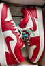 耐克 （NIKE）2025年男子AIR JORDAN 1 LOW 運(yùn)動(dòng)鞋 553558-166 40 曬單實(shí)拍圖