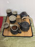 京東京造 茶具整套 功夫茶具陶瓷套裝茶壺茶杯茶盤【黑陶提梁壺】 12件套  曬單實拍圖