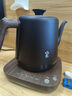 鳴盞燒水壺泡茶 電熱水壺功夫茶壺電茶爐 茶藝師專用電茶壺 智能恒溫茶具磨砂MZ152A黑色 曬單實(shí)拍圖