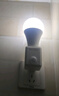 國際電工插電式人體感應(yīng)燈座插頭人來即亮家用樓道紅外線自動智能開關(guān)插座 人體感應(yīng)燈座+12W LED燈泡 曬單實拍圖