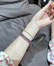 京鑒【品牌官方】紫瑪瑙手鐲女款紫羅蘭冰種玉鐲紫色高冰透玉髓翡翠色 【高冰】紫52mm 曬單實拍圖