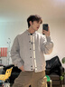 加拿大鵝（Canada Goose）【新品】Hudson男士白標(biāo)抓絨飛行員夾克大鵝外套 7221MW 9309 花灰銀樺色 M 曬單實(shí)拍圖