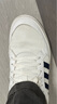 adidas BREAKNET休閑網(wǎng)球文化板鞋小白鞋男子阿迪達斯官方輕運動   白色/藏青藍/酒紅色   42.5 曬單實拍圖