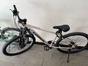 千里達(dá)（TRINX）M985山地自行車(chē)禧瑪諾21速油壓碟剎男女學(xué)生成人通勤上學(xué)上班單車(chē) 霞光銀- 21速 27.5*17寸 推薦:170-190cm左右 曬單實(shí)拍圖