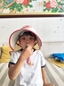 kocotreekk樹兒童防曬帽防紫外線寶寶遮陽帽夏季男童女童太陽帽沙灘大帽檐 曬單實(shí)拍圖