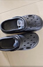 名創(chuàng)優(yōu)品（MINISO）洞洞鞋男士夏季外穿防滑厚底eva踩屎感涼鞋防臭海邊沙灘包頭拖鞋 曬單實拍圖