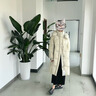 雪中飛加厚羽絨服中長款女士2025新款休閑時尚直筒保暖百搭高級冬季外套 杏白色 M 160/84A 120-135斤 曬單實(shí)拍圖