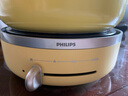飛利浦（PHILIPS）電火鍋 電煮鍋 火鍋專用鍋 家用4L多功能涮肉鍋 不粘分體可拆洗電熱鍋 零涂層 HD2236/60 黃色款 曬單實(shí)拍圖
