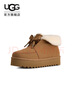 UGG秋季新款女士舒適蝴蝶結厚底可翻折鞋領(lǐng)休閑懶人毛毛鞋1174570 CHE | 栗色 39 39碼及以下建議拍大一碼 曬單實(shí)拍圖