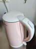 美的（Midea）電熱水壺家用電水壺燒水壺 雙層防燙 0涂層食品級304不銹鋼 1500W快速沸騰 1.7L大容量 HJ1705 曬單實拍圖