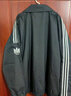 adidas休閑簡約三條紋梭織立領(lǐng)夾克外套男裝秋季阿迪達(dá)斯三葉草   黑色 (偏小，推薦買大1碼)   XS 曬單實(shí)拍圖