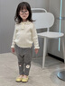 巴拉巴拉童裝寶寶毛衣兒童線衫2025秋冬裝嬰兒女童針織衫毛衫舒適時尚萌趣 奶白 90 曬單實(shí)拍圖