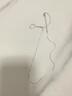 苗秀 足銀項(xiàng)鏈女銀配鏈單鏈子無(wú)吊墜鎖骨鏈細(xì)鏈裸鏈素鏈情人節(jié)禮物 蛇骨鏈-H0804 曬單實(shí)拍圖